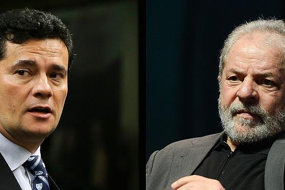 Sérgio Moro e Lula Foto: Agência Brasil