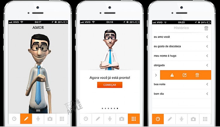 Aplicativo Hand Talk.