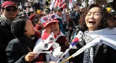 Manifestantes protestam contra impeachment | Lim Se-young/Yonhap via Reuters